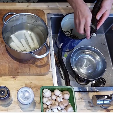 schorseneren met pesto Schorseneren koken