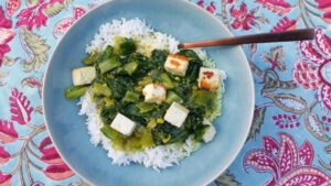 Indiase andijviecurry met paneer