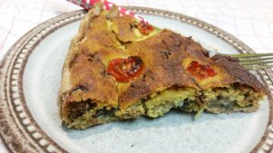 Vegan quiche met andijvie