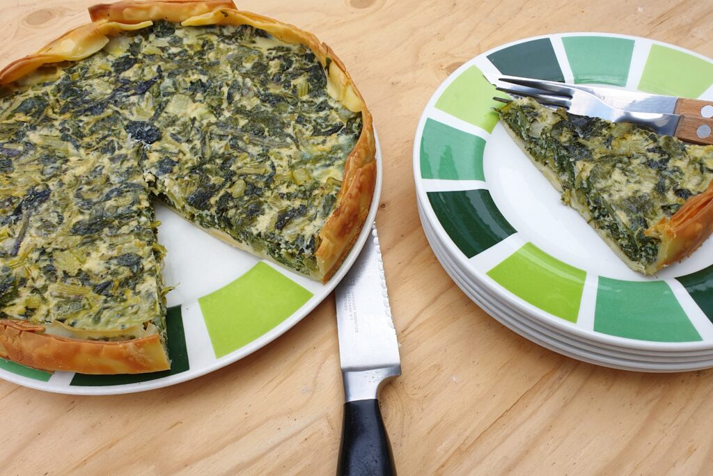 2420 snijbiet quiche met snijbiet en citroen