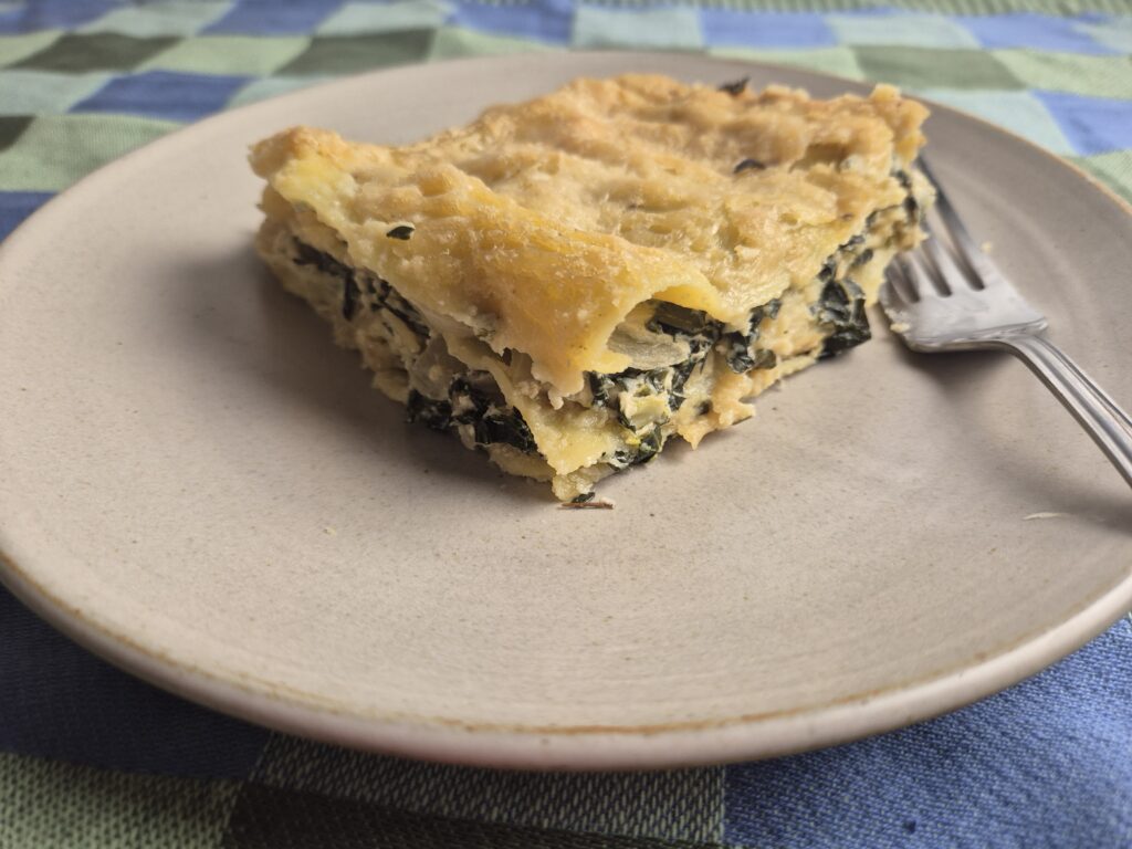 lasagne van palmkool