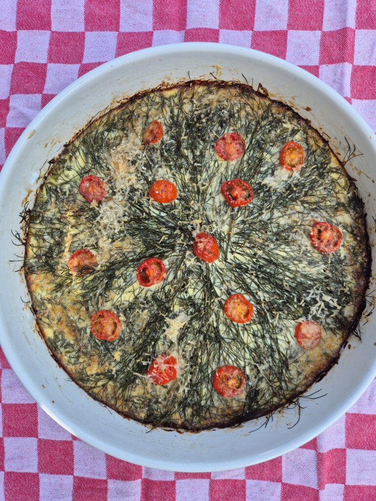 frittata met venkelloof