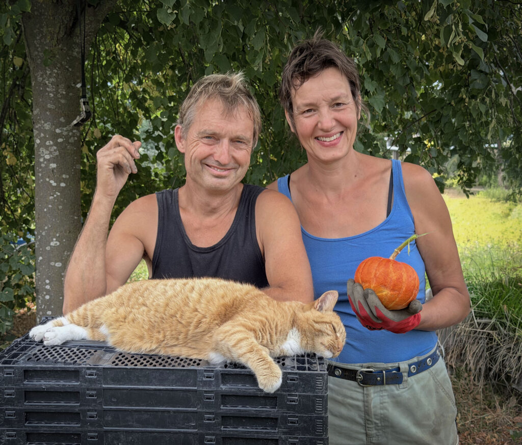 Geke en Sebas met Deeg en Pompoen