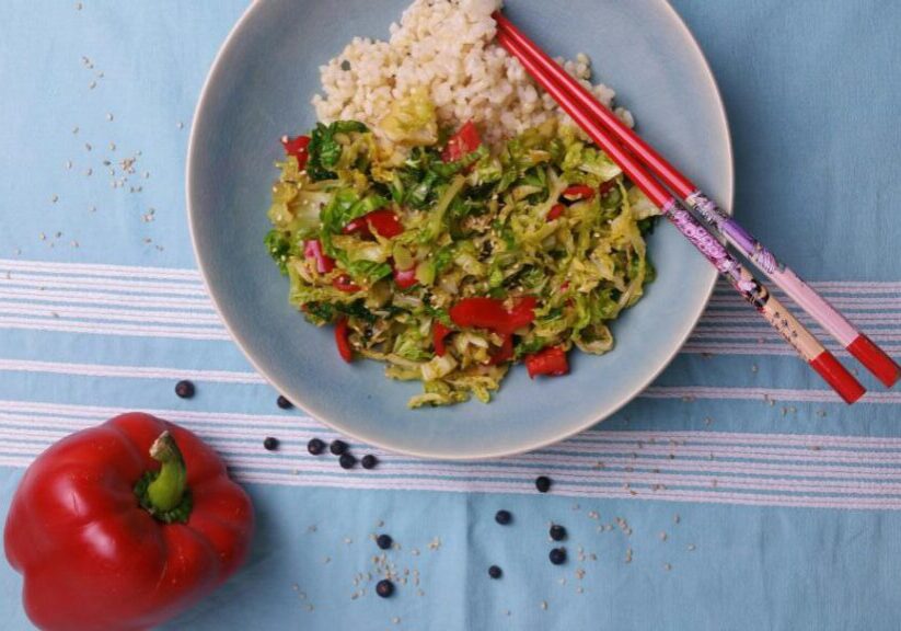 savooie kool met paprika