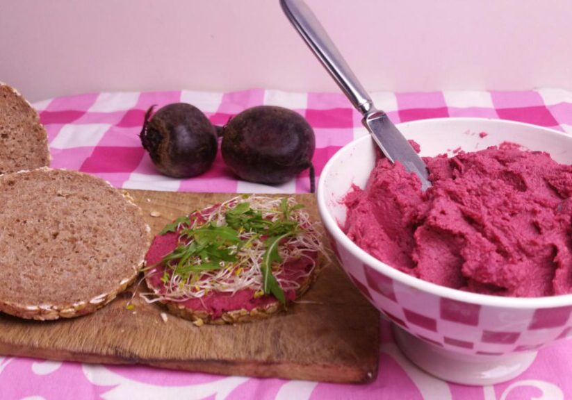 rode bieten hummus