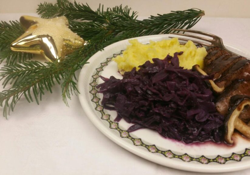 kerstgerecht met rodekool
