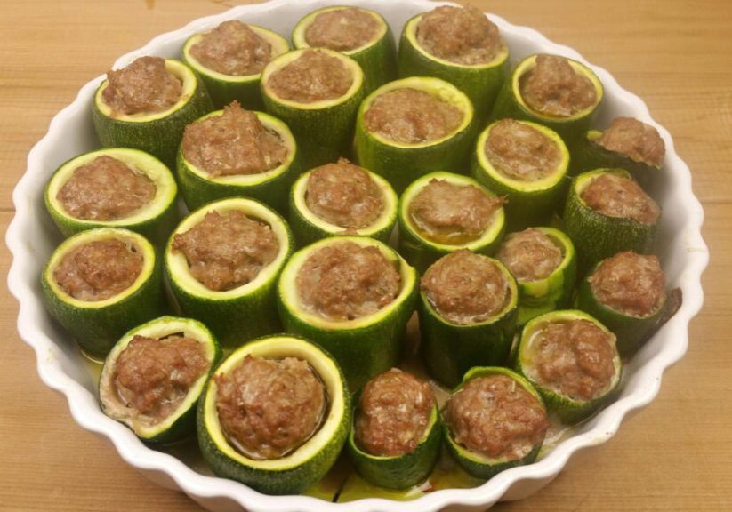 Gevulde courgettes