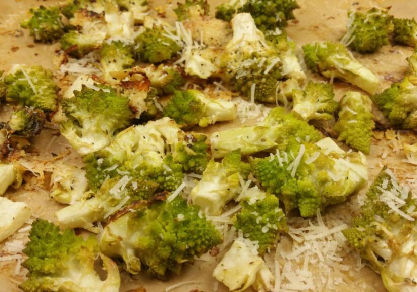 Geroosterde romanesco met pecorino