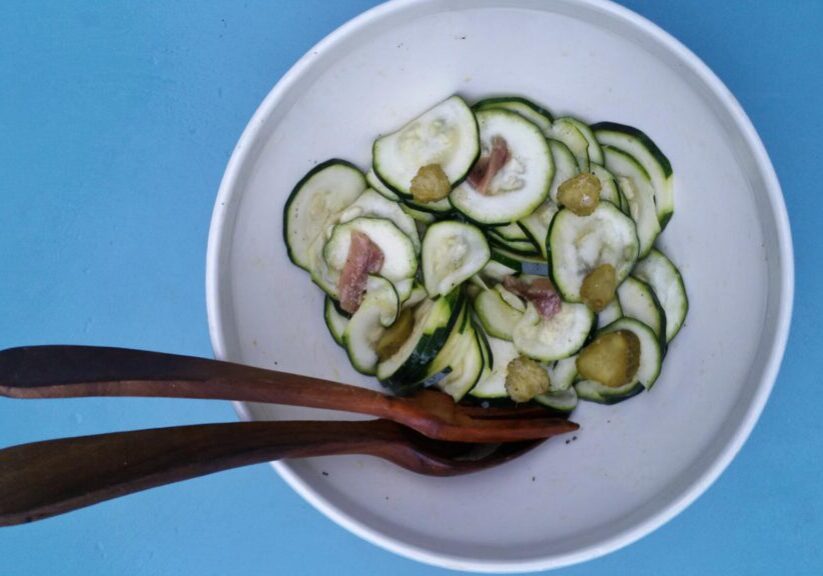 Courgettesalade à la Alastair