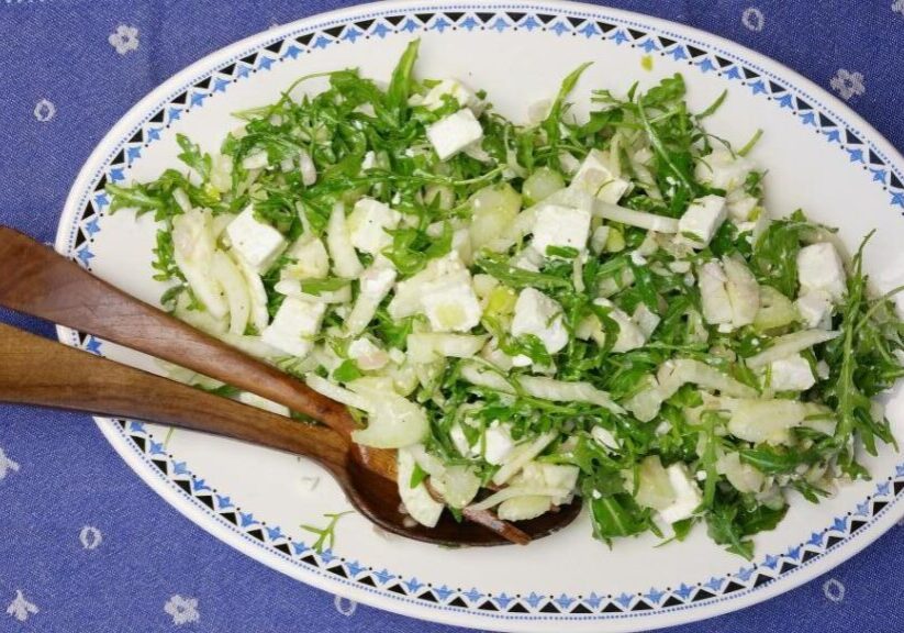 Venkelsalade met rucola en feta