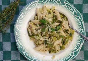pasta met bleekselderij en tijm