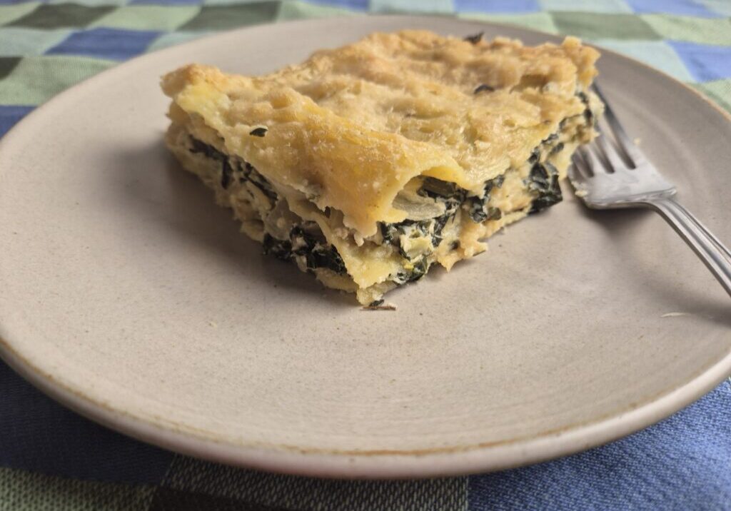 lasagne van palmkool