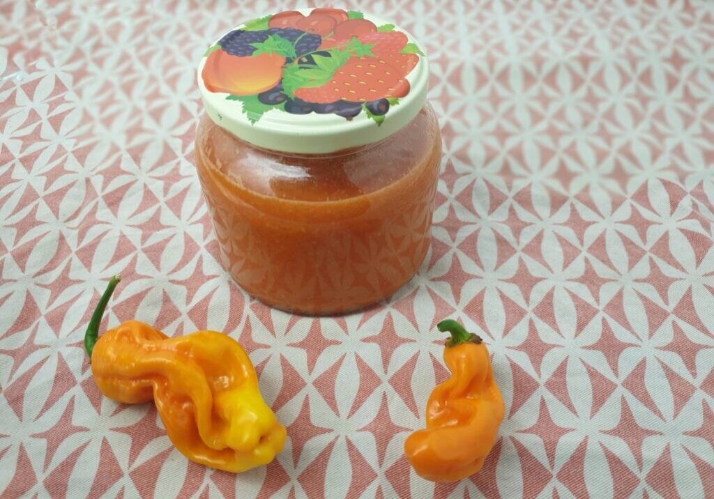 saus van tomaat en madame jeanette peper