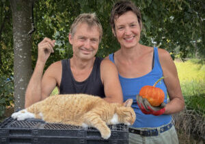 Geke en Sebas met Deeg en Pompoen