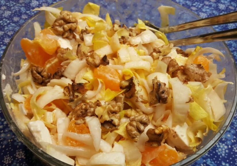 Witlofsalade met mandarijn