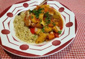 Pastinaak met jackfruit stoofpot