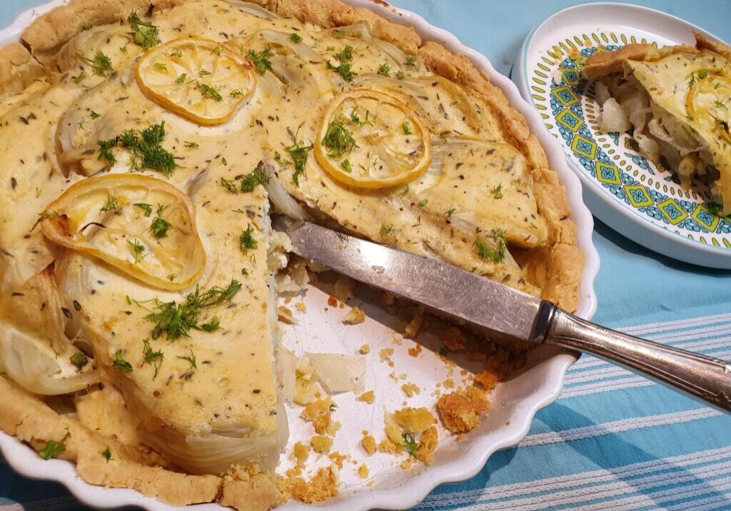 venkeltaart met citroen